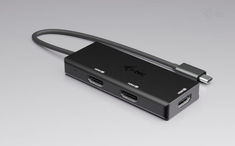 EAN 8595611707735 - i-tec C31TRIPLE4KHDMIPD adaptador de cable de vídeo 0,2 m USB Tipo C 3 x HDMI Negro imagen 2