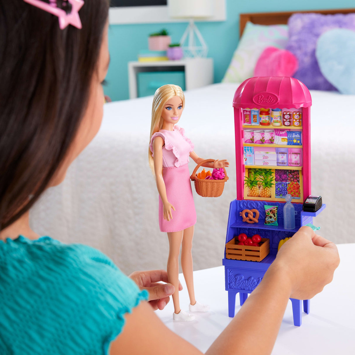 Muñeca  Mattel Barbie Malibu Market Stall Playset, Jct05