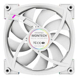 Ventilador Pc Montech Rx120 Pwm 12 Cm Blanco 3 Pieza(S)