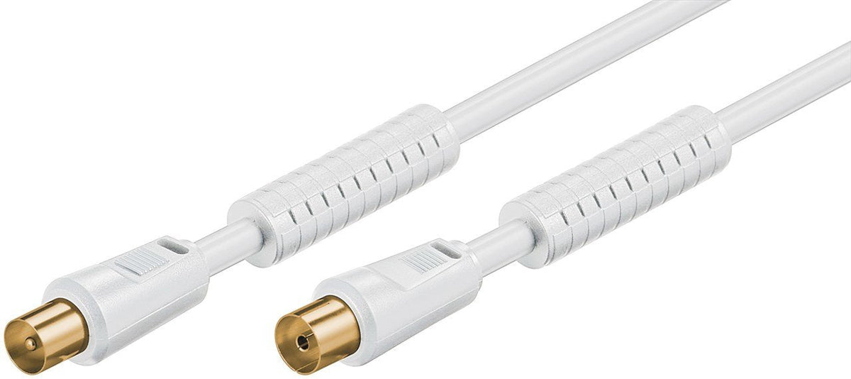 Antenna Connection Cable, 100% Shielded, Ferrite, Gold Plate