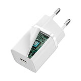 Baseus Travel Charger Super Si 1c Quick Charger Pd 30w Eu White (Ccsup-J02)