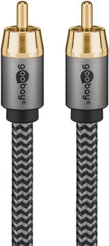 EAN 4040849652981 - Goobay 65296 cable de audio 5 m RCA Plata, Negro imagen 3