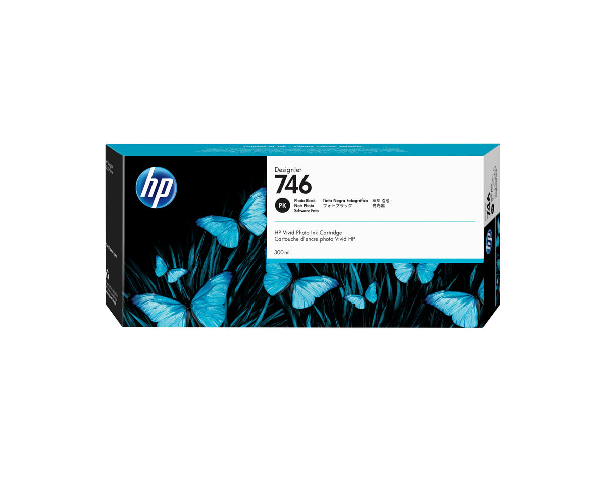 EAN 0191628213573 - HP 746 300-ml Photo Black DesignJet Ink Cartridge cabeza de impresora Inyección de tinta térmica imagen 1