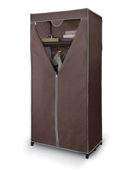 Armario Guarda Ropa Con Estante 160x75x50cm Jobgar