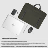 EAN 0197961660456 - HP 15.6 Modular Laptop Sleeve 39,6 cm (15.6") Verde, Gris imagen 3
