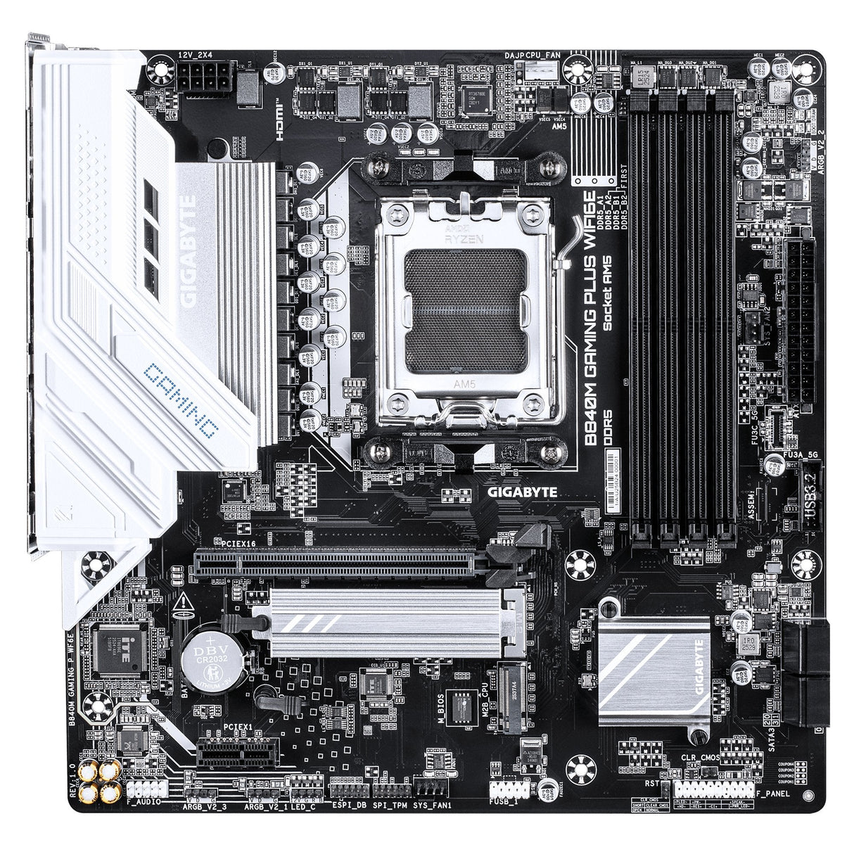 Placa Base  Gigabyte B840m Gaming P Wf6e Am5 4xddr5 4xsata 2xm.2 B840m Gaming P Wf6e