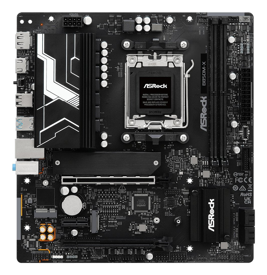 Placa Base Asrock B850m-X Am5 Matx Hdmi Dp Ddr5