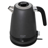 EAN 5905575902948 - Adler AD 1295G tetera eléctrica 1,7 L 2200 W Negro, Acero inoxidable, Gris imagen 5