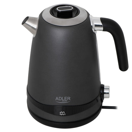 EAN 5905575902948 - Adler AD 1295G tetera eléctrica 1,7 L 2200 W Negro, Acero inoxidable, Gris imagen 5