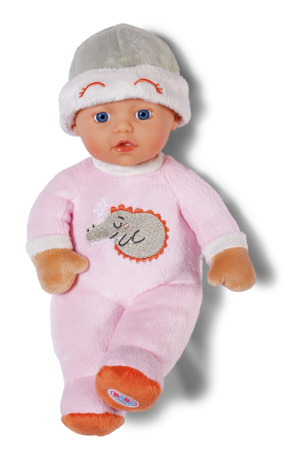 Zapf Creation Baby Born® Sleepy Para Bebés Rosa 30cm, Muñeca Rosa, Con Sonajero En El Interior 837467