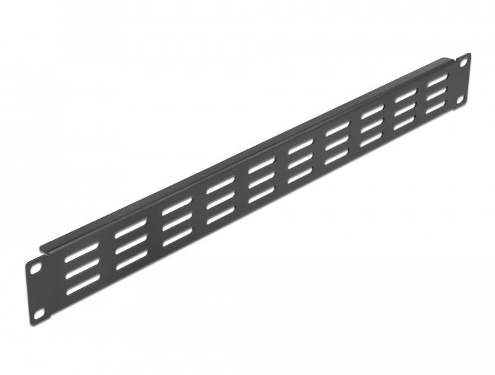 19? Netzwerkschrank Panel Mit Lüftungsschlitzen Horizontal 1 He Schwarz
