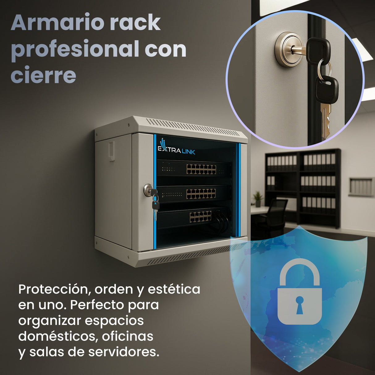 EAN 5903148914473 - Extralink EX.14473 armario rack Bastidor de pared imagen 11