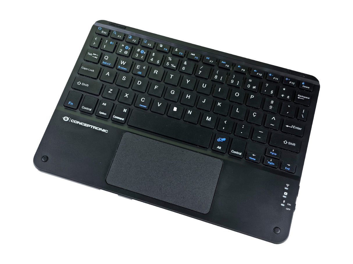 Conceptronic Wireless Teclado, Layout Portug. 10" Negro