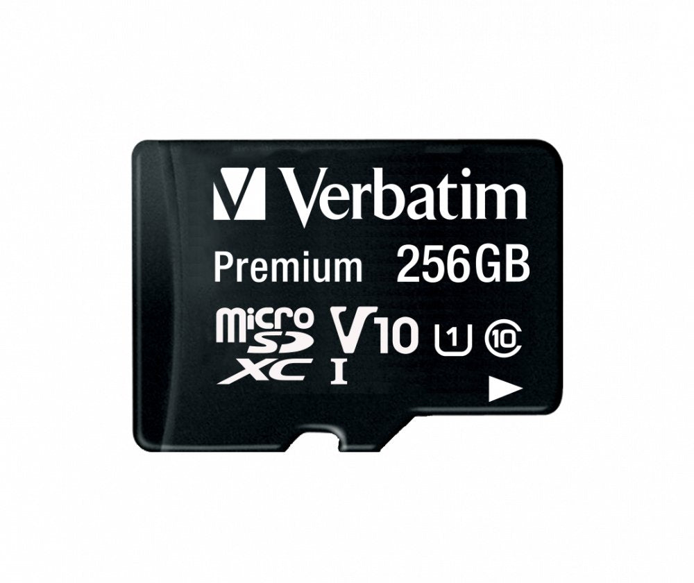 Micro Sd Verbatim 256gb Class 10 Microsdxc   Uhs-I Incl Adapter