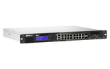 Qnap Qgd-1600  4 X 10/100/1000 (Poe++) + 10 X 10/100/1000 (Poe+) + 2 X Gigabit Sfp (Poe+) Combinado - Montaje En Rack - Ac