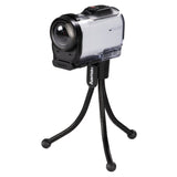 Hama Flexi Tripode Mini Para Camara Con Rosca 1/4" - Plegable - Altura Ajustable Hasta 10cm - Peso Max 200g - Plastico
