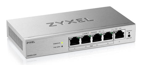 EAN 4718937649815 - Zyxel GS1200-5HPV3 Gestionado L2 Gigabit Ethernet (10/100/1000) Energía sobre Ethernet (PoE) Escritorio G imagen 2