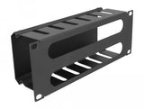 Delock 66844 Panel De Gestión De Cables De 10? Con 2 Apertura 1u Negro