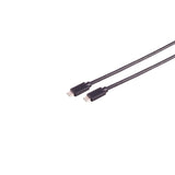 S-Impuls Usb-C Cable De Conexión, 3.2 Gen 2x2, 100w, 0,5m