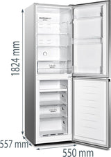 Gorenje Nrk418ecs4, Combinación De Frigorífico Y Congelador Gris 20007238