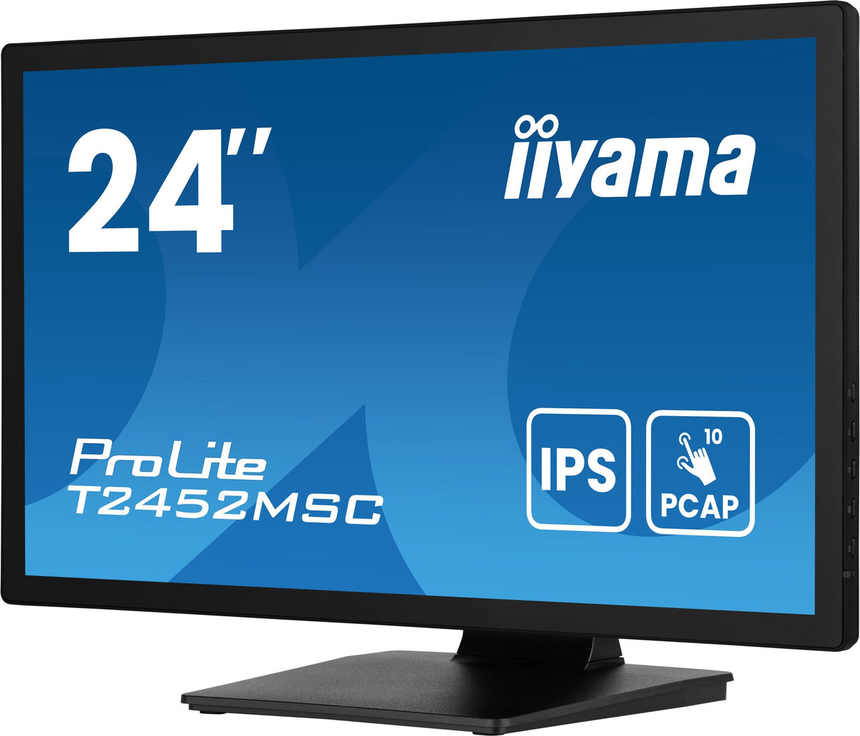 Monitor  Iiyama Prolite T2452msc-B1ag (23.8") 1920 X 1080 Pixeles Full Hd Led Pantalla Táctil Negro