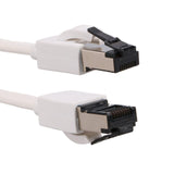 Extralink Lan Patchcord Cat.8 U Ftp 3m 40g Flat Shielded Foiled Twisted Pair Bare Copper White