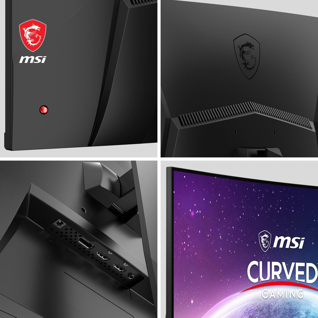 Monitor Gaming Msi Optix G32c4xde, 32"  Negro, Fhd, Va, Hdmi, Displayport, Panel 250hz