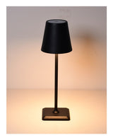 Techly I-Led Lamp-Bk Lámpara De Mesa Led Táctil Inalámbrica Negra