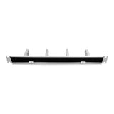 Panel De Gemión De Cables Logilink De 19", 4 Soportes De Acero Y Tira De Cepillos