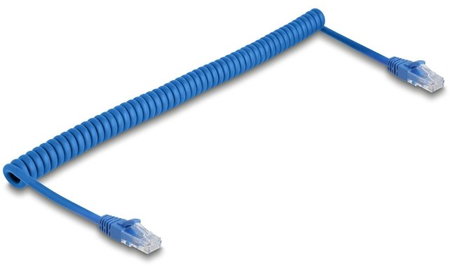 Cable Delock Rj45 Spiral  Mecker Zu Mecker Cat.6utp 1,3-3,3m