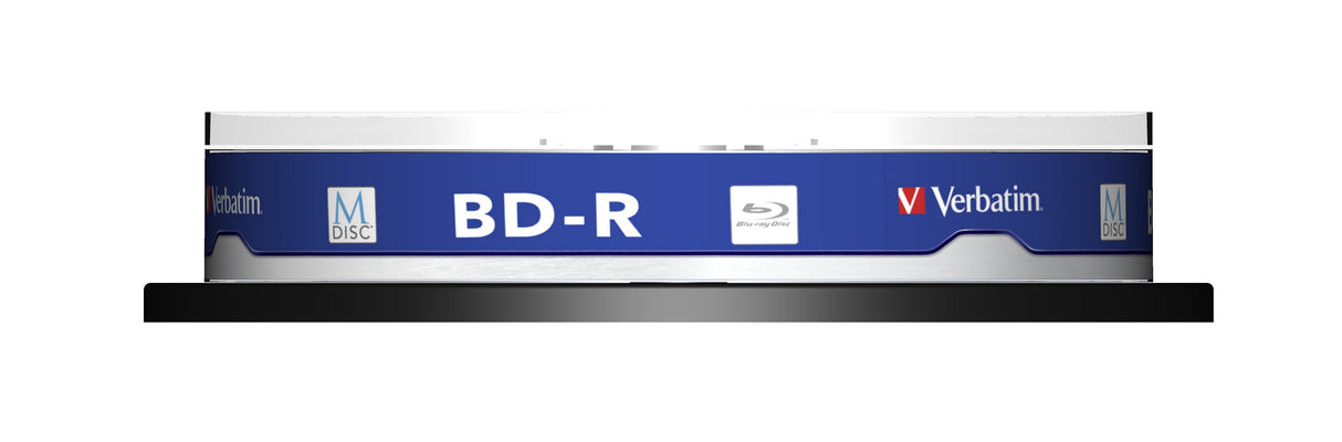 1x10 Verbatim M-Disc Bd-R Bluray 25gb 4x Speed Cakebox Printable
