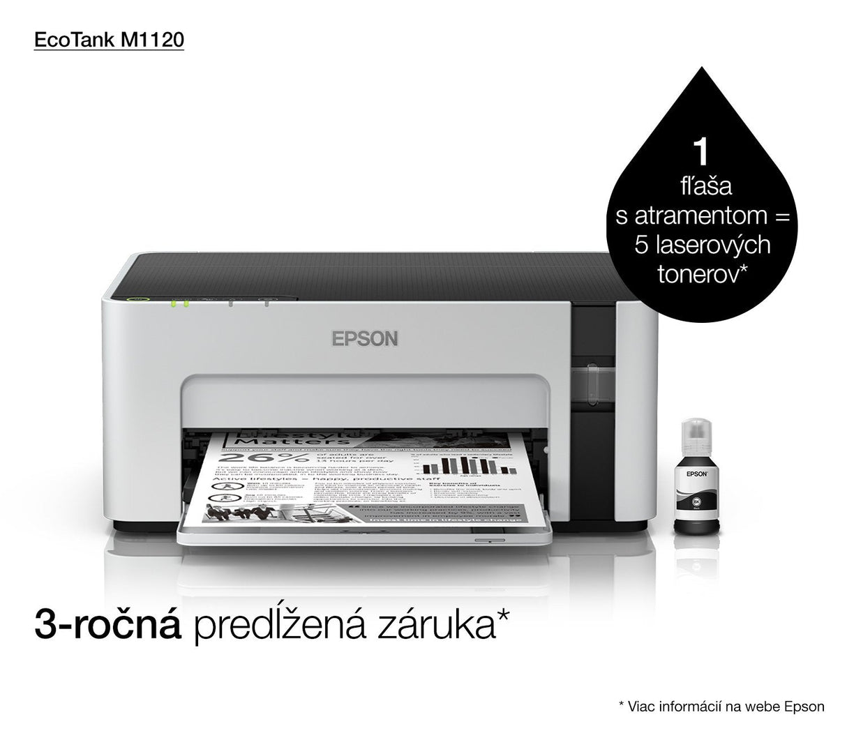 Epson Ecotank M1120 Impresora De Inyección De Tinta 1440 X 720 Dpi A4 Wifi