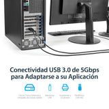 Startech Tarjeta Pci Express 4 Puertos Usb 3.0 Uasp 2 Canales De 5gbps Pexusb3s44v