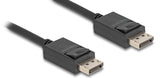 Delock 80493 Cable Displayport 16k 30 Hz / 8k 60 Hz 40 Gbps 2 M