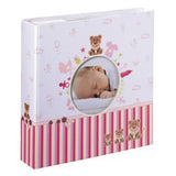 Hama Moni Álbum De Foto Y Protector Rosa, Blanco 200 Hojas 10 X 15