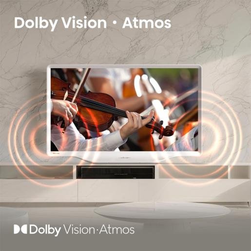 Tv Hisense 43s5q 43" Uhd 4k Qled Lifestyle Modo Arte Dolby Vision Atmos