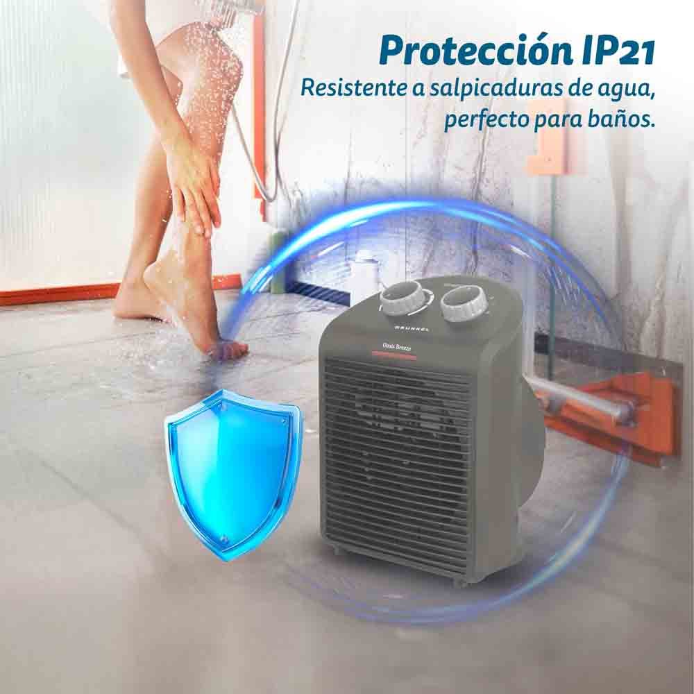 Calentador Grunkel 2000w Blanco Wb-2000plusbl