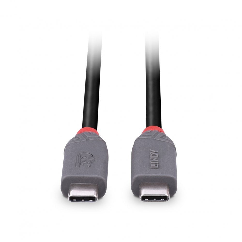 Lindy Cable Usb 4 240w Tipo C De 1.50m, Línea Anthra