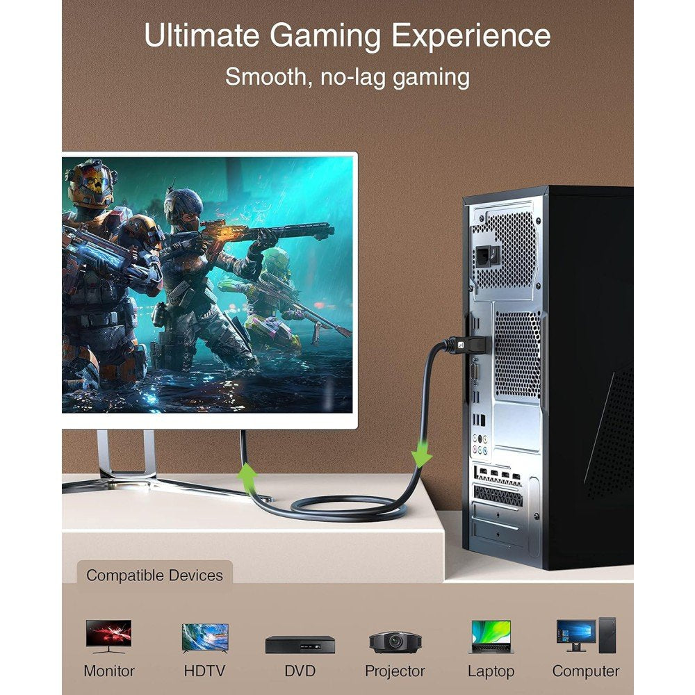 Techly Displayport 2.1 Audio Video Cable M M 4k 2m Black