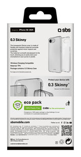 Sbs Skinny Cover Iphone 16e Transparent