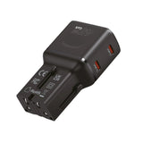Mobile Origin 45w Travel Adapter Eu/Us/Uk/Au Pw26, Black