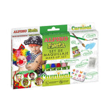Alpino Fiesta Carnival Pack De Maquillaje Con 6 Barritas De Pintura Facial + Pincel + Tatuajes En Calcomania + Lapiz