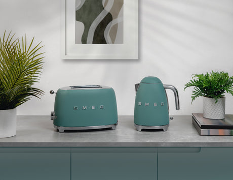 EAN 8017709329662 - Smeg TSF01EGMEU tostadora 6 2 rebanada(s) 950 W Cromo, Verde imagen 13