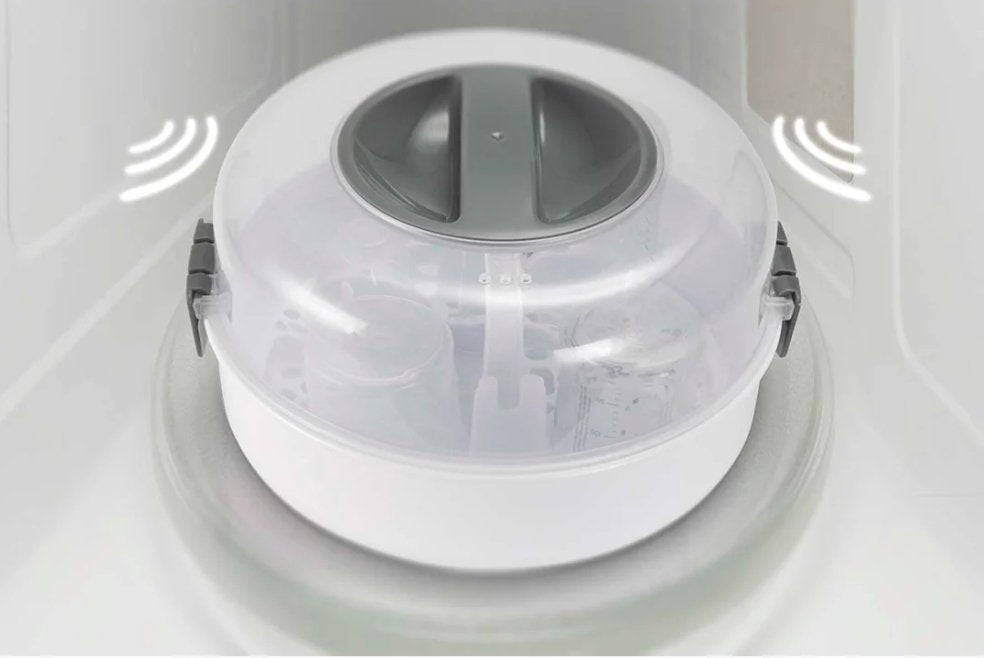 Alecto Bw-04 Mikrowellen Flaschensterilisator Weiss