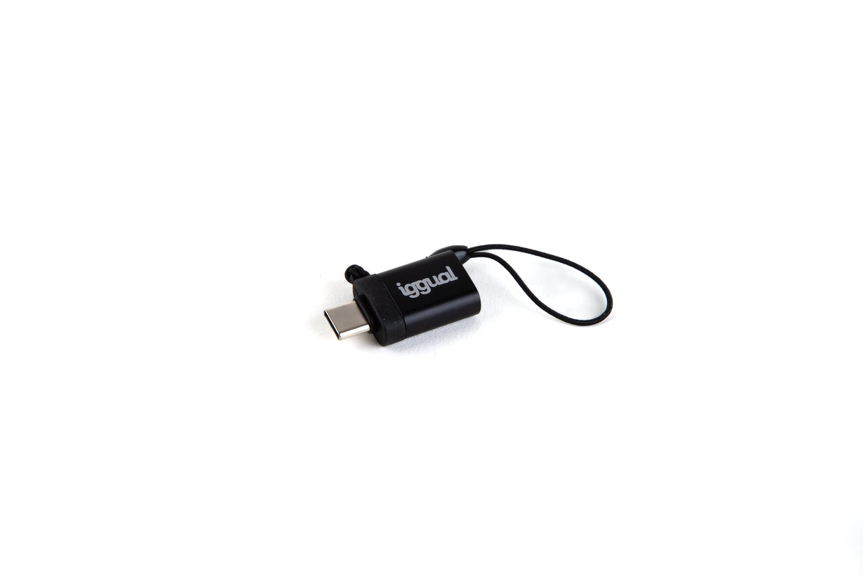 Iggual Adaptador Usb Otg Tipo C A Usb-A 3.1 Negro
