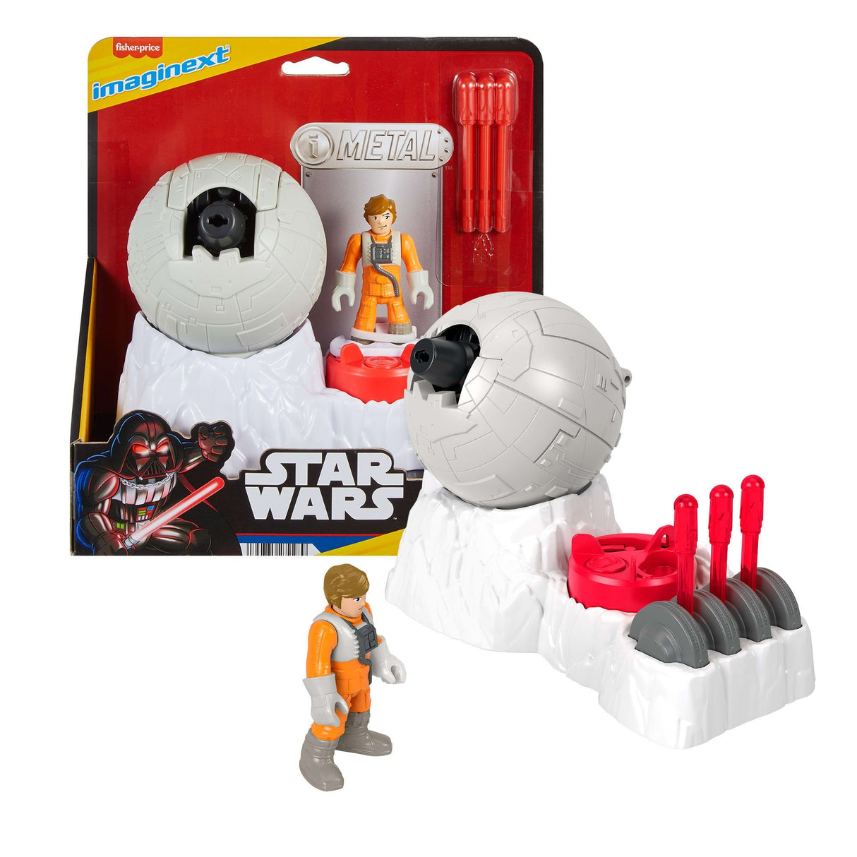Figura De Juguete Imaginext Star Wars Rebel Base Cannon De Fisher-Price   Jcy29