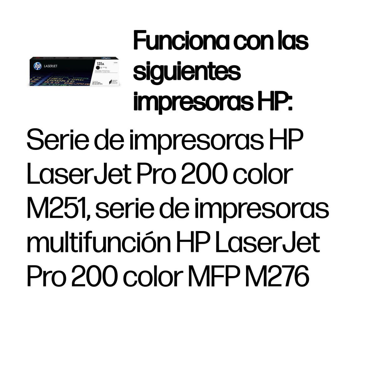 EAN 0886111334957 - HP 131A Black Original LaserJet Toner Cartridge cartucho de tóner 1 pieza(s) imagen 2