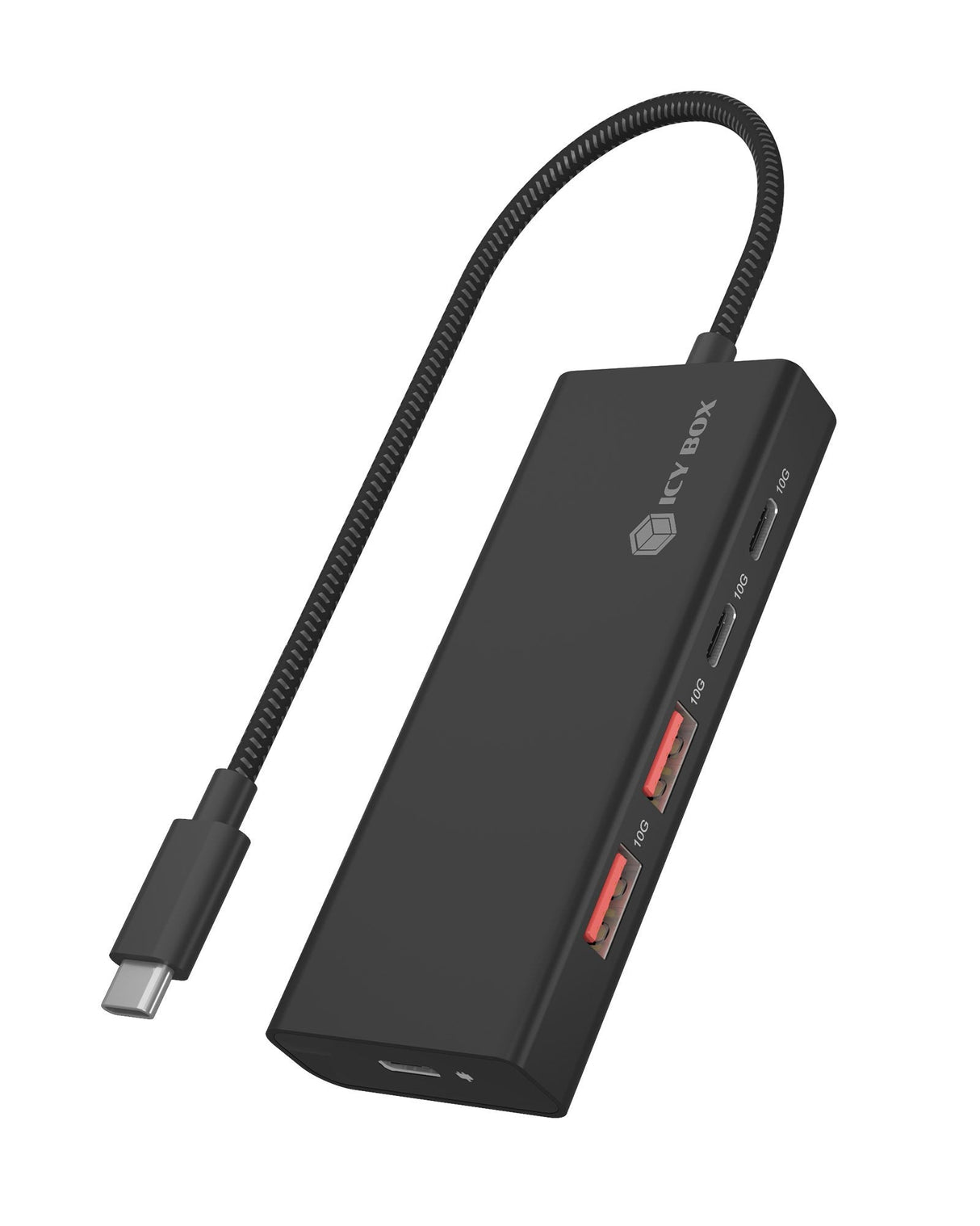 Icy Box Ib-Hub1436-Cpd 4 Puertos Usb 3.2 Gen 2, Concentrador Usb Negro 61079