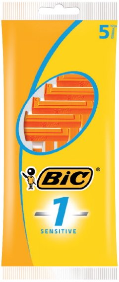 Cuchilla De Afeitar Bic 1 Sensitive 5 Uds