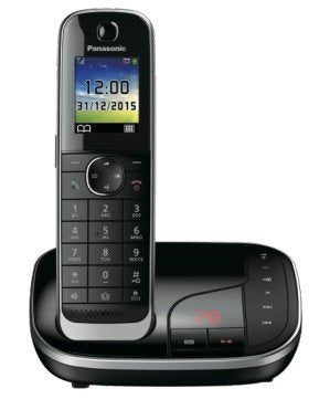 Panasonic Kx-Tgj320 Teléfono Dect Negro Identificador De Llamadas